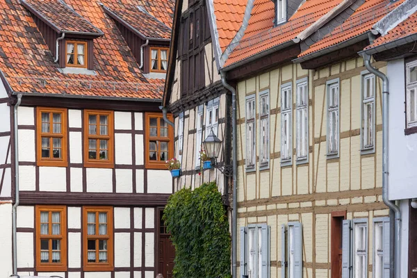 Wereld Erfgoed Stad Van Quedlinburg Vakwerkhuizen — Stockfoto