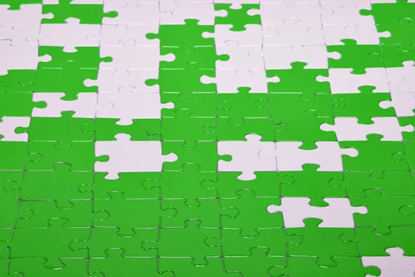 Puzzle Compose Pièces Monochromes Deux Couleurs — Photo