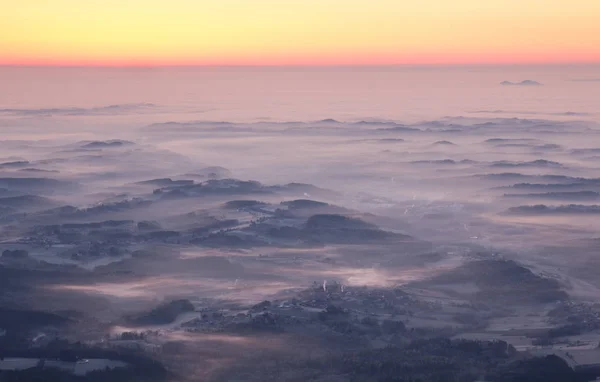 Sonnenaufgang Auf Dem Berg — Stockfoto