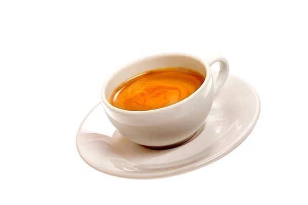 Tasse Espresso Hintergrund Nahaufnahme — Stockfoto