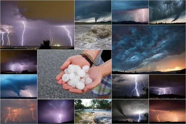 Alterações Climáticas Furacão Tornado Céu Desastre Natural — Fotografia de Stock