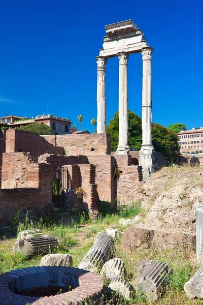 Ruinerna Berömda Antika Forum Romanum Rom Italien — Stockfoto
