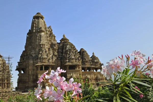 Templo Vishvanatha Dedicado Shiva Templos Occidentales Khajuraho Madya Pradesh India — Foto de Stock