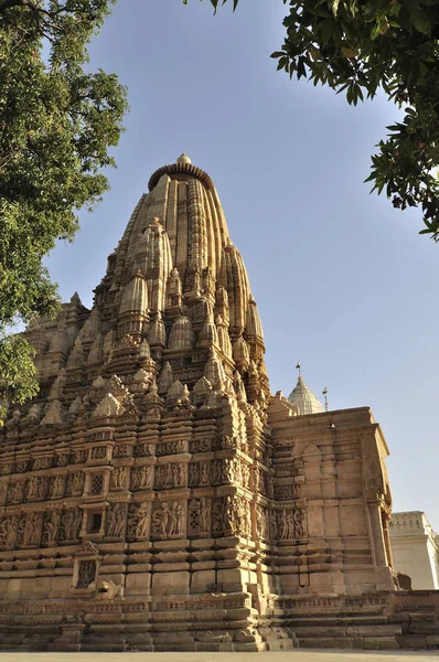 Templos Khajuraho Madya Pradesh India Khajuraho Patrimonio Humanidad Por Unesco —  Fotos de Stock