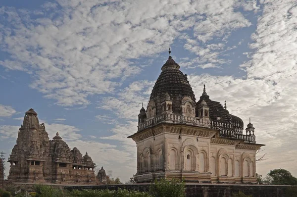 Templos Occidentales Khajuraho Patrimonio Humanidad Unesco — Foto de Stock