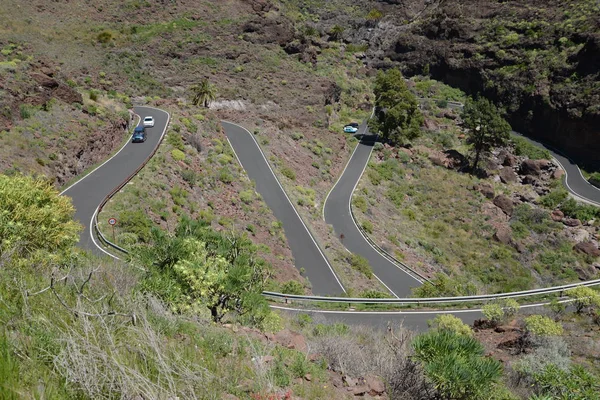 Strada Montagna Mogan Gran Canaria — Foto Stock