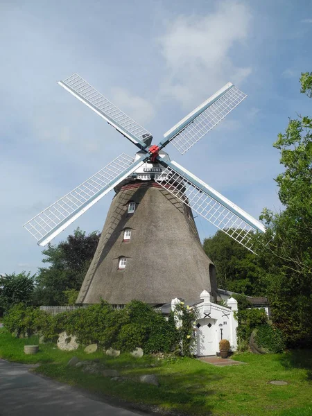 Windmühle Fortuna Struckum — Stockfoto