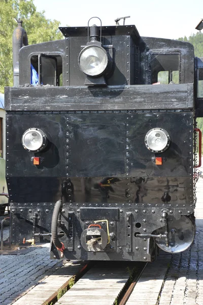 Old Steam Locomotive Train Railway Vehicle — Stock Photo, Image