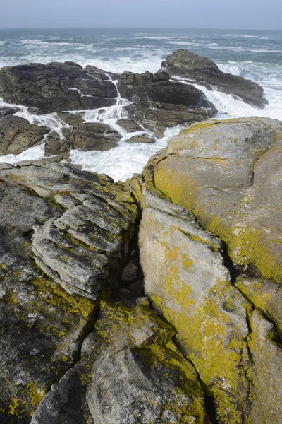 Cote Sauvage Quiberon Brittany — Fotografia de Stock