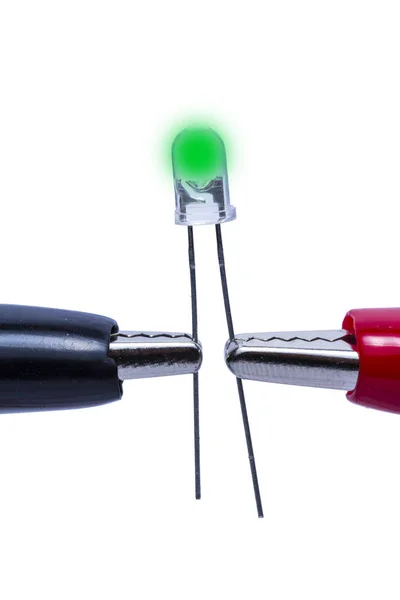 Light Emitting Diode Led Green — Stock Photo, Image