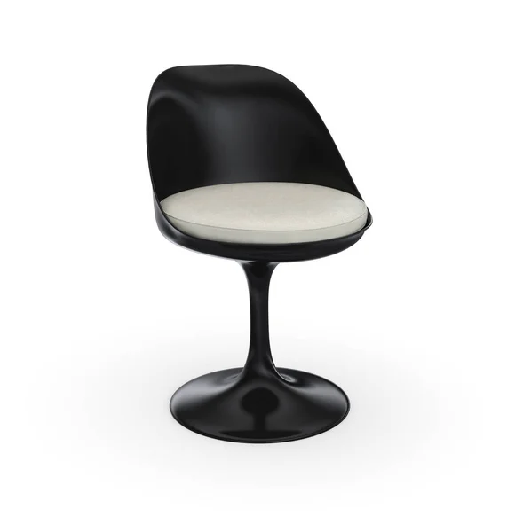 Futuristischer Stuhl Schwarz Und Weiß — Stockfoto