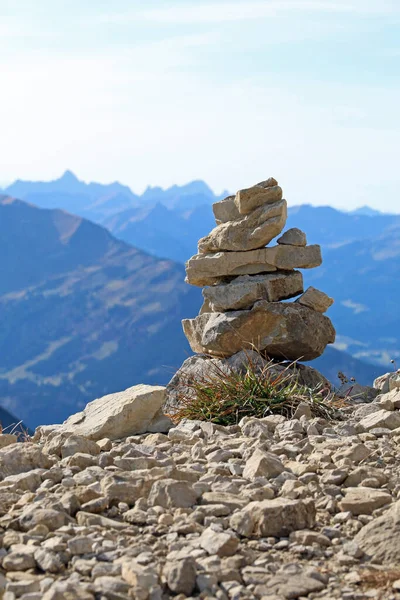 Wandern Nebelhorn — Stockfoto