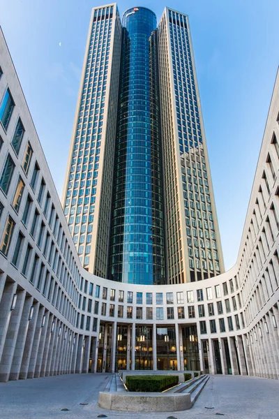 Πύργος 185 Στο Frankfurt Είναι Τέταρτο Ψηλότερο Κτίριο Γραφείων Της — Φωτογραφία Αρχείου