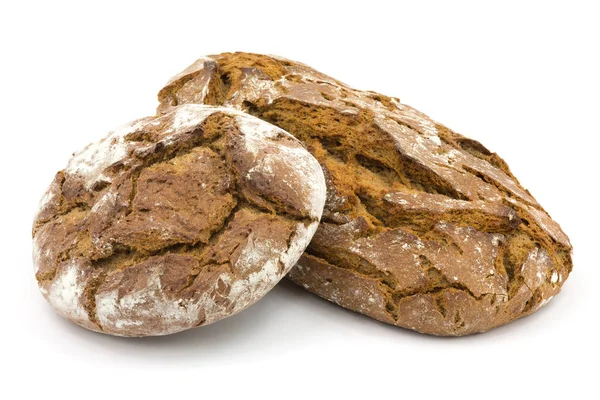 白を基調にしたパンと生クリスピーのパン — ストック写真