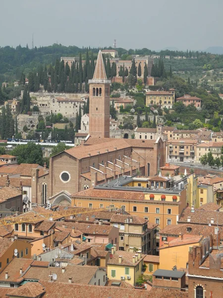 Vérone Est Une Ville Dans Nord Italie Vénétie Région Avec — Photo