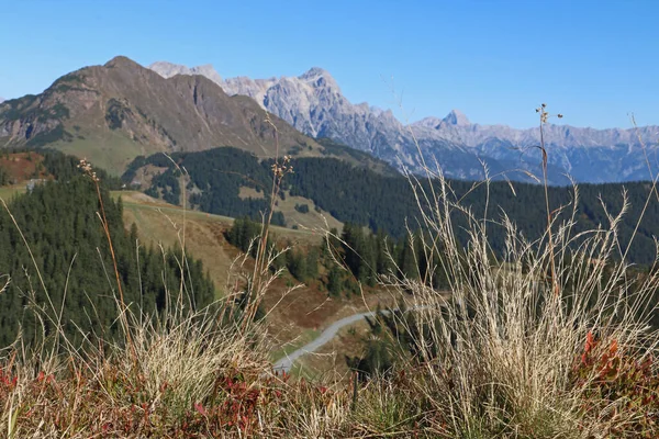 Turystyka Saalbach Hinterglemm — Zdjęcie stockowe