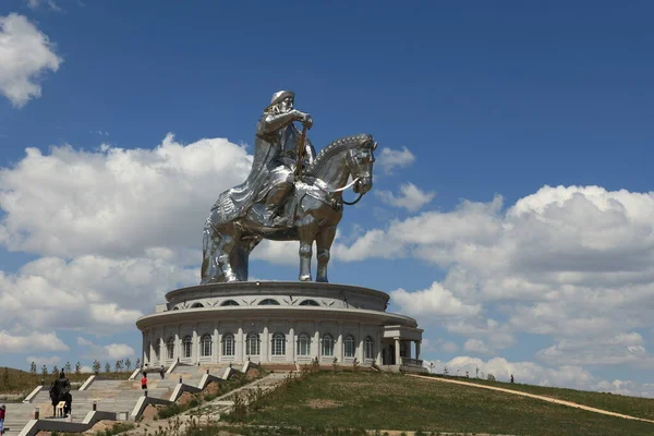 Genghis Khan Monumento Zonjin Boldog — Foto Stock