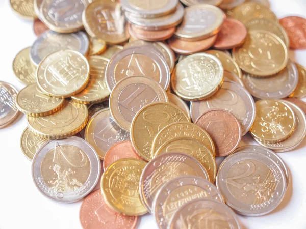 Financiert Geld Euromunten — Stockfoto