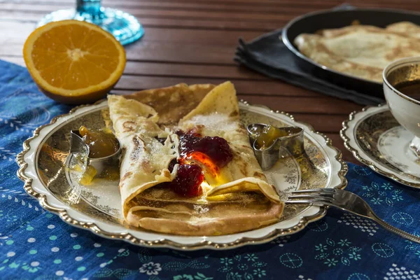 Närbild Läckra Sötsaker — Stockfoto