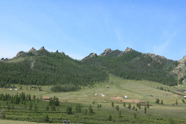 Nationaal Park Gorkhi Terelj Mongolië — Stockfoto