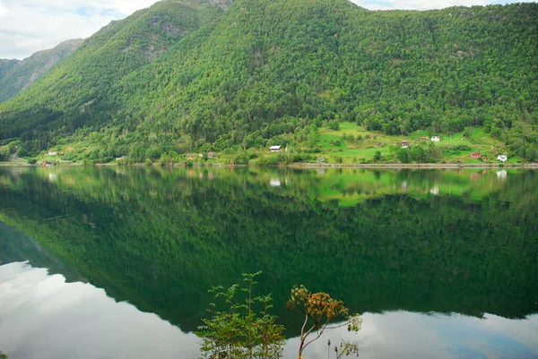 Noruega Sobre Naturaleza Paisaje Fondo — Foto de Stock