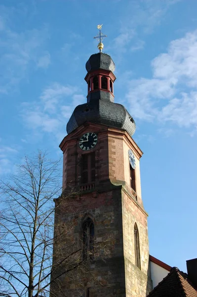 Tornyos Szent Mihály Rheinzabernben — Stock Fotó