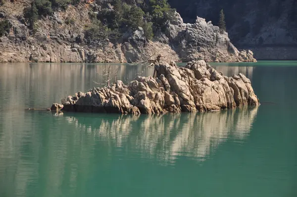 Canyon Verde Montanhas Natureza — Fotografia de Stock