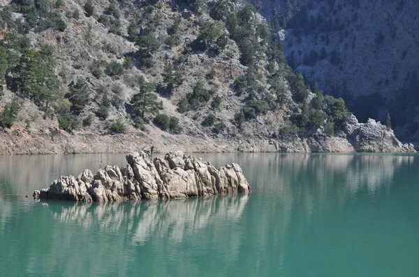 Grön Kanjon Berg Natur — Stockfoto