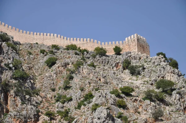 トルコのアランヤ近くの要塞 — ストック写真
