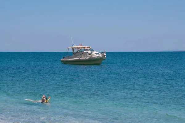 Boat Sea — Stock Photo, Image