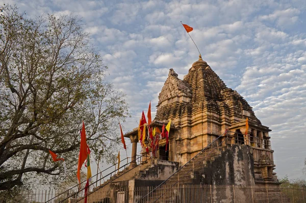 Tempio Matangeshvara Dedicato Lord Shiva Templi Occidentali Khajuraho Patrimonio Mondiale — Foto Stock