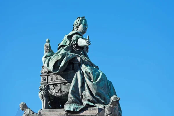 Maria Theresa Denkmal Auf Dem Maria Theresa Platz Wien — Stockfoto