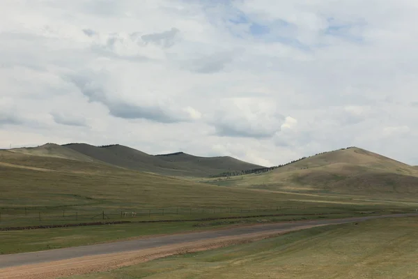 Období Dešťů Mongolsku — Stock fotografie