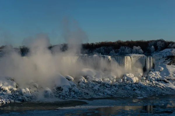 Niagara Ocak 2014 Şelale — Stok fotoğraf