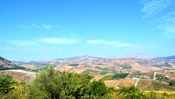 시칠리아섬의 세게스타 계곡에 — 스톡 사진