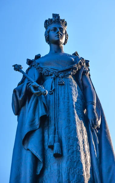 Königin Victoria Statue Vor Der Provinzhauptstadt Parlament Gebäude Victoria Britisch — Stockfoto