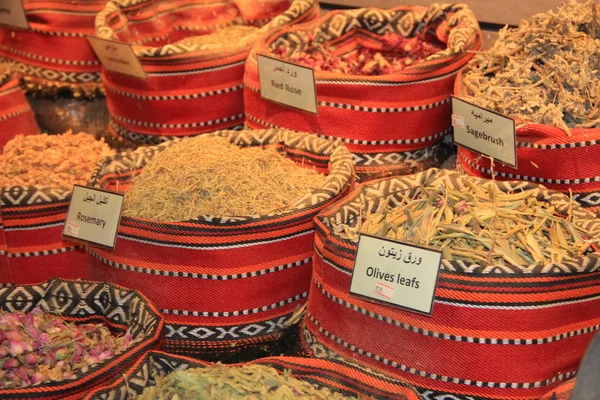 Arab Spices Souk — Stock Photo, Image