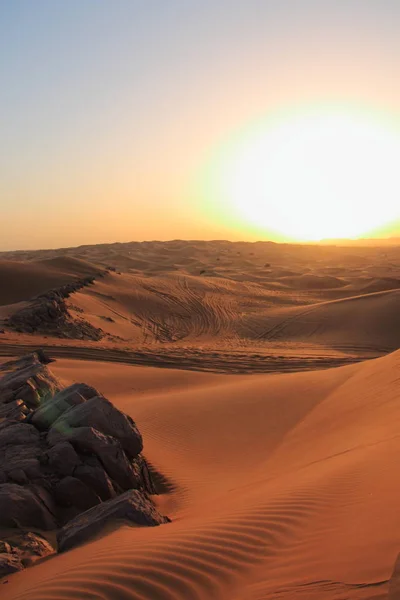 Dubai Çölünde Kum Tepeleri — Stok fotoğraf