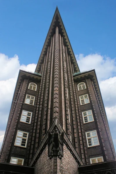 Hamburg Daki Chile House Köşesi — Stok fotoğraf