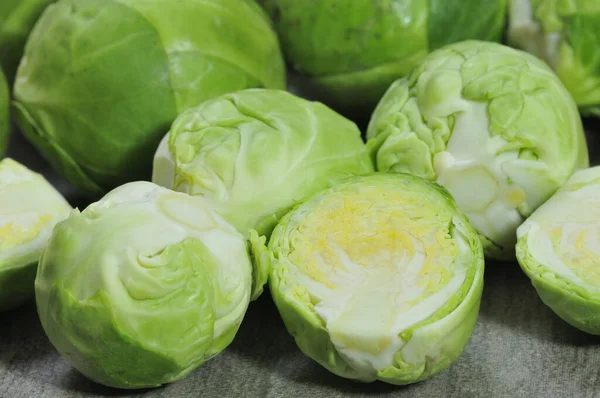 Rosenkohl Vegetarische Pflanzennahrung — Stockfoto