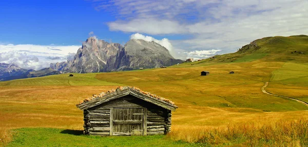 Malebný Pohled Majestátní Krajinu Dolomitů Itálie — Stock fotografie