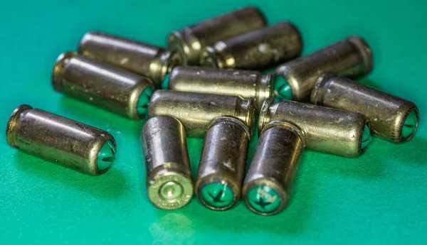 Ammunition Weapons Rifle Cartridges Bullets Shells Blanks Gunpowder — Stock Photo, Image