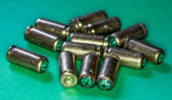 Amunicja Broń Karabin Naboje Kule Rękawy Puste Naboje Proch Strzelniczy — Zdjęcie stockowe