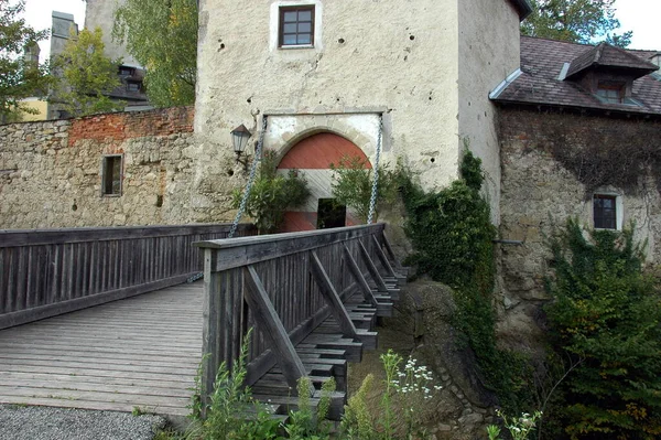 Entrance Bad Kreuzen Castle 2013 — Stock Photo, Image