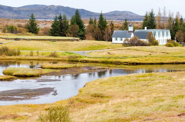 Thingvellir National Park Islândia — Fotografia de Stock