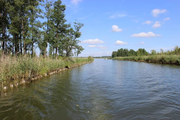 Miodunski Kanal Vattnet Rutten Stora Masuriska Sjöarna — Stockfoto