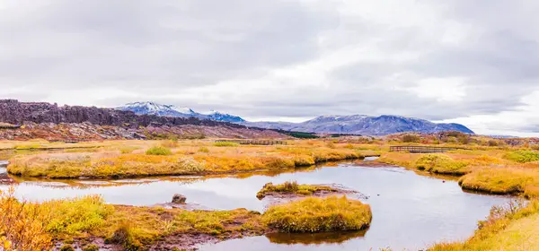 Park Narodowy Thingvellir Islandia — Zdjęcie stockowe