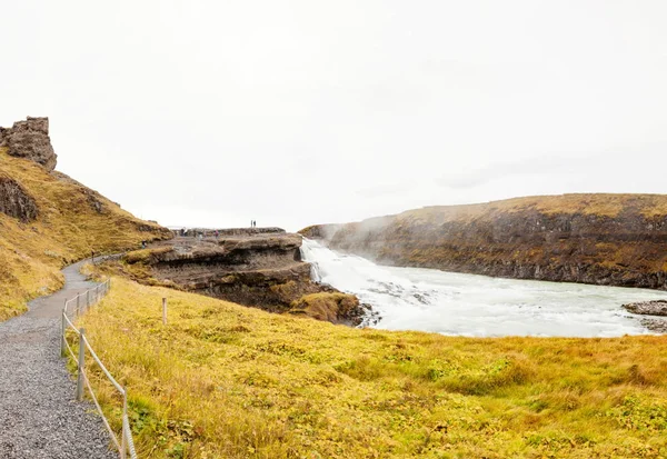 Hvita アイスランド グトルフォスの滝 — ストック写真