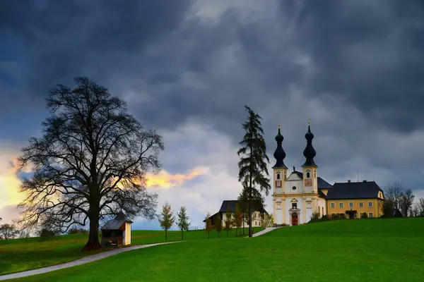 Malebný Pohled Krásnou Krajinu Alpách — Stock fotografie