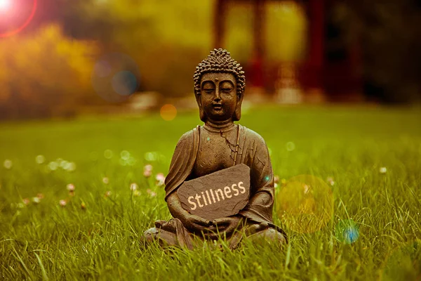 Meditation Buddhistisk Filosofi Buddha Figur — Stockfoto